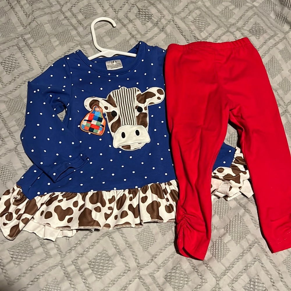 Cow Boutique outfit LIKE NEW 2XS